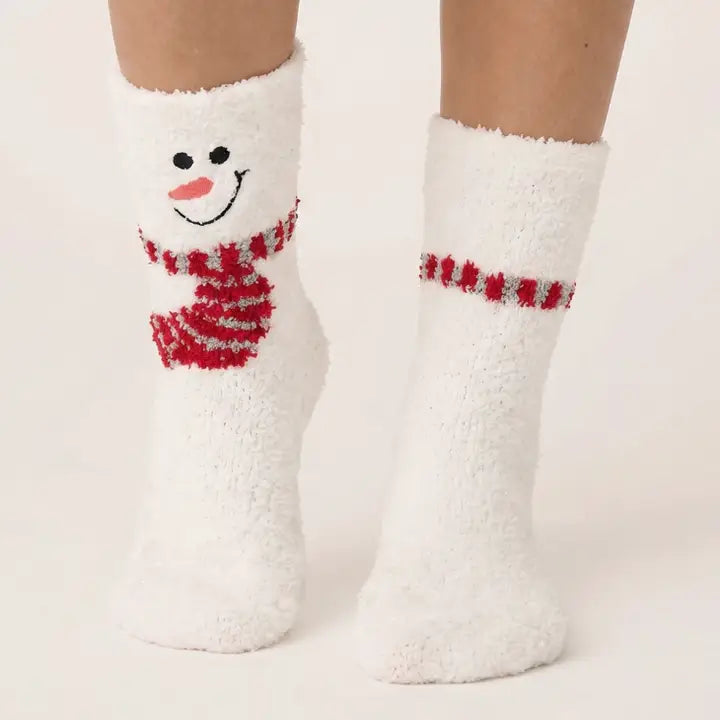 Snowman Theraputic Spa Socks