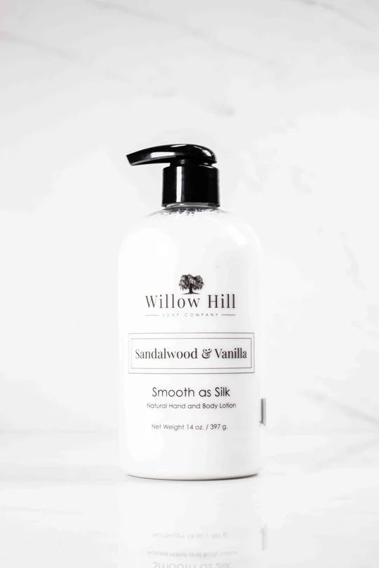 Willow Hill Sandalwood and Vanilla Line