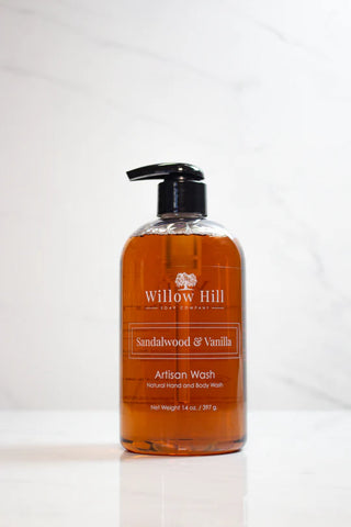 Willow Hill Sandalwood and Vanilla Line
