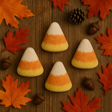 Candy Corn Bath Bombs