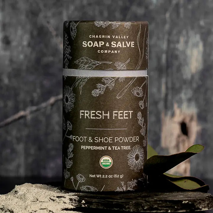 Soap and Salve Fresh Feet Foot Powder