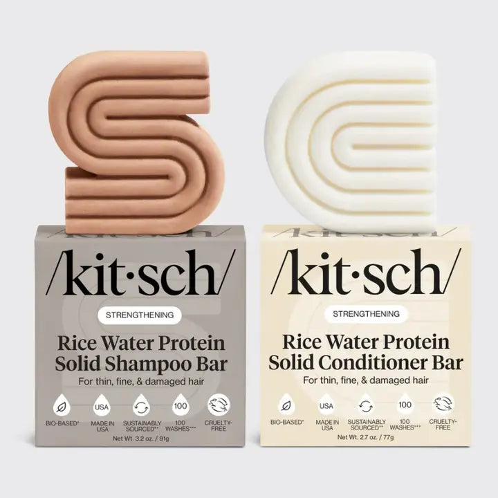 Kitsch Solid Shampoo and Conditioner Bar Set