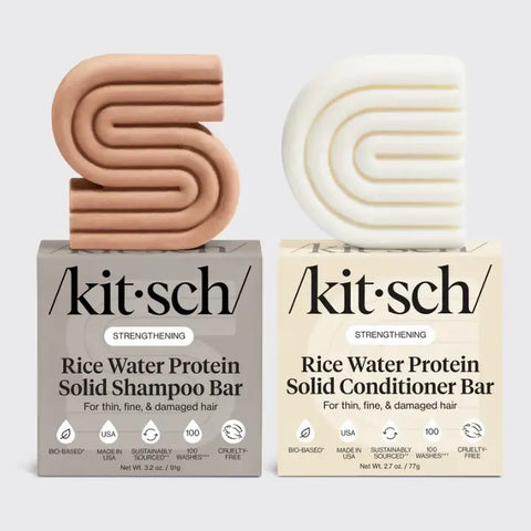 Kitsch Solid Shampoo and Conditioner Bar Set