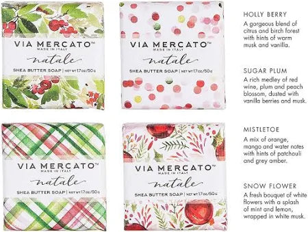 Via Mercato Christmas Soaps