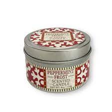 Peppermint Frost Candle Tin