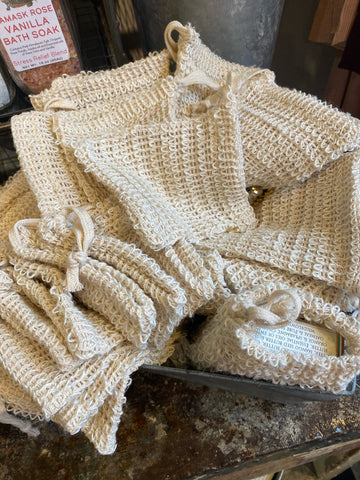 Soap Sacks, Pockets, & Sisal Sponge